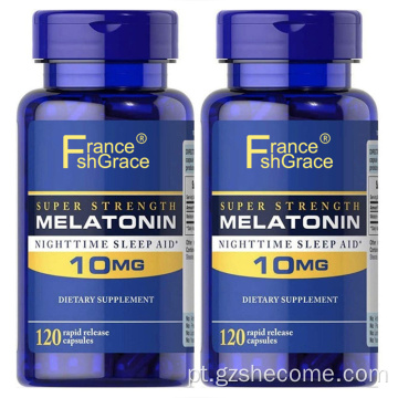 Super Força Melatonina 10mg Cápsulas de Liberação Rápida